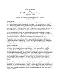 Microsoft Word - A Parish Vision Statement[removed]doc