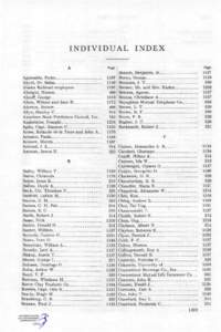 INDIVIDUAL  INDEX Page Aguinaldo, Pedro