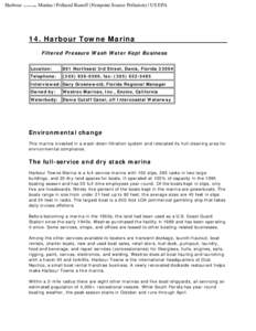 Water / Environmental soil science / Aquatic ecology / Environmental engineering / Sewerage / Harbour Towne Marina / Nonpoint source pollution / Stormwater / Surface runoff / Water pollution / Environment / Earth