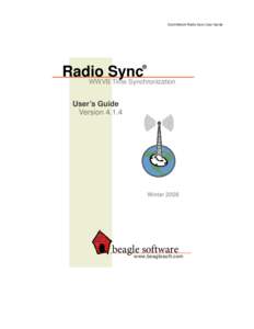 ClockWatch Radio Sync User Guide  ® Radio Sync