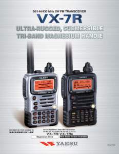 1.25-meter band / SINAD / Telecommunications engineering / Ultra high frequency / Personal life / Yaesu FT-817 / Yaesu VX series / Amateur radio bands / Technology