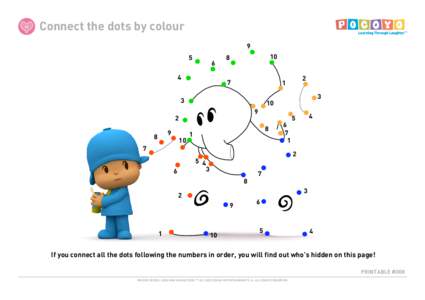 Connect the dots by colour 9 5 6