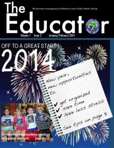 The  Educat r Volume 1  The electronic newsmagazine of Okaloosa County Public Schools, Florida
