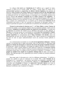 Le colloque s’est ouvert par l’introduction de S. Lefebvre qui a rappelé les règles, exigences et enjeux de cet exercice public. M. Valade a ensuite balisé les avenues de la coresponsabilité ecclésiale et minist