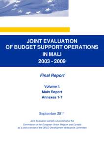 EuropeAid Development and Cooperation / Bank of West Africa / Africa / Cercles of Mali / Mali