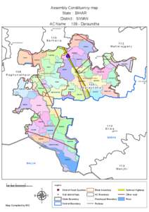 ! . ! .  Assembly Constituency map
