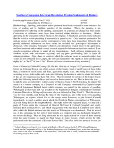 North Carolina / Spanish colonization of the Americas / State of Franklin / John Ashe / Caswell / Wilmington /  Delaware / Battle of Brier Creek / Southern United States / Confederate States of America / Geography of the United States