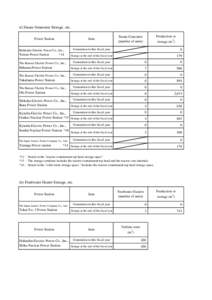 ii) Steam Generator Storage. etc. Power Station Item  Hokkaido Electric Power Co., Inc.,