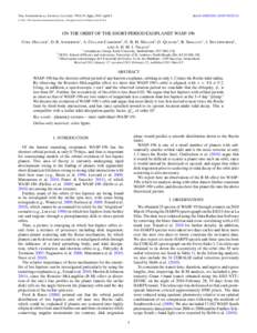 The Astrophysical Journal Letters, 730:L31 (4pp), 2011 April 1  Cdoi:L31