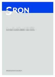 Annual Social Report[removed]SRON Netherlands Institute for Space Research SRON Annual Social Report[removed]P&O 11-42