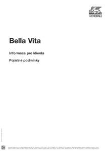 Bella Vita Informace pro klienta2017 verze 07  Pojistné podmínky