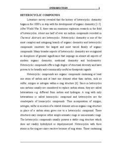 __________________________INTRODUCTION________________________ _ 1  HETEROCYCLIC COMPOUNDS