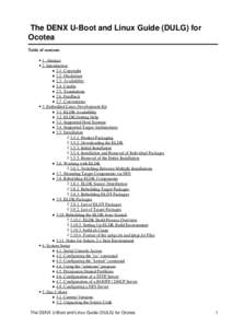 Linux / Embedded operating systems / Cross-platform software / File system / Fedora / Booting / Linux distribution / Linux Terminal Server Project / Software / Computer architecture / Computing