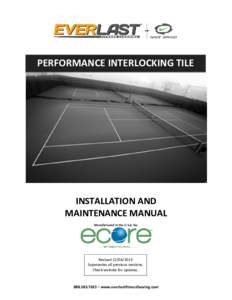 Everlast Performance Interlocking Tiles