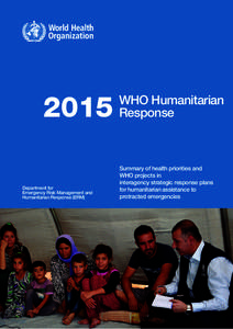 2015 Department for Emergency Risk Management and Humanitarian Response (ERM)  WHO Humanitarian