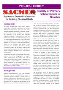Khomas Region / Political geography / Culture / International relations / Education in Namibia / Namibia / Republics / Erongo Region