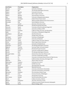 2013 NASPAA Conference Attendee List as of[removed]xlsx