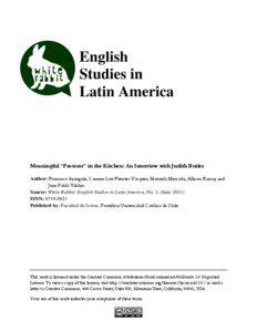 English Studies in Latin America