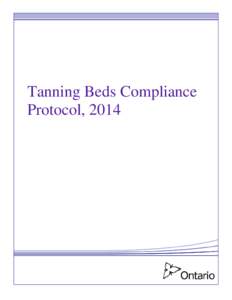 Tanning Beds Compliance Protocol, 2014