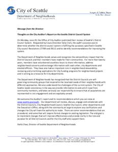 Neighborhood councils / Local government in the United States / Geography of the United States / Richard Conlin / Washington / Seattle / Sally J. Clark