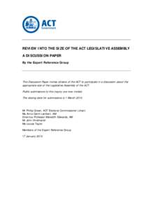 Microsoft Word - Assembly Size Discussion Paper 17 Jan 2013.doc