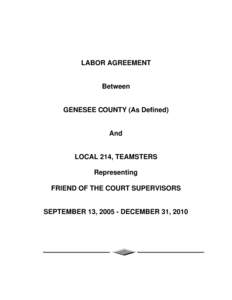 This Agreement entered into under Act 379 of the Public Acts of Michigan between Genesee County, a municipal body corporate of