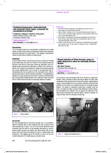 Combined laparoscopic cholecystectomy and incisional hernia repair: technical surgical notes