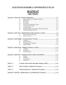 HAZMAT:  PART ONE - HAZMAT RESPONSE