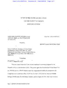 Environment of the United States / United States Fish and Wildlife Service / Conservation in the United States / National Wildlife Refuge / Natural environment / Lawsuit / Sierra Club v. Babbitt