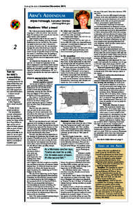 State of the Arts • November/December 2013 the rest of the state’s labor force between 1970 and[removed]There are also over 400 nonproﬁt arts organizations in the state and hundreds of galleries and private-sector ar