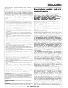 letters to nature breaks induced at ectopic transcription units 21 activated by demethylation. The data presented here show that Dnmt3L is required for heritable silencing of retrotransposons in male germ cells. Temporar