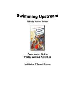 Middle School Poems  Companion Guide Poetry-Writing Activities by Kristine O’Connell George