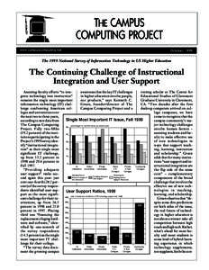 THE CAMPUS COMPUTING PROJECT www.campuscomputing.net October, 1999