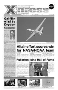 National Aeronautics and Space Administration  Volume 47 Issue 3 Dryden Flight Research Center