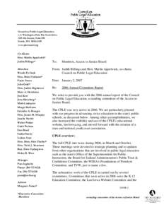 Council on Public Legal Education c/o Washington State Bar Association 1325 4th Avenue, Suite 600 Seattle, WA[removed]www.plecouncil.org