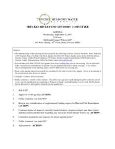 Geography of the United States / Nevada / Truckee Meadows Water Authority / Truckee Meadows / Public comment / Agenda / Reno /  Nevada / Truckee River / Truckee /  California / Meetings / Government / Reno–Sparks metropolitan area