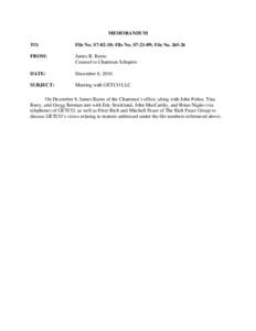 Microsoft Word - memo re GETCO mtg[removed]final