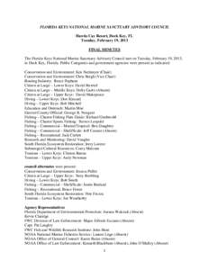 Water / Florida Keys National Marine Sanctuary / Florida Fish and Wildlife Conservation Commission / Western Sambo / United States National Marine Sanctuary / Marine protected area / Coral reef / Davis Reef / Marine biology / Florida / Florida Keys