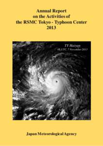 Annual Report on the Activities of the RSMC Tokyo - Typhoon Center[removed]TY Haiyan