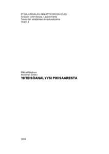 ETELÄ-KARJALAN AMMATTIKORKEAKOULU Sosiaali- ja terveysala, Lappeenranta Terveyden edistämisen koulutusohjelma