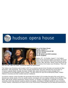 Mail :: Inbox: Jazz at the Opera House.....this Sunday