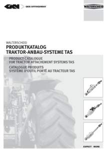 Walterscheid  produktkatalog traktor-anbau-systeme TAS Product catalogue for tractor attachement Systems TAS