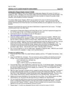 Indiana University Health / James Whitcomb Riley Hospital for Children / IU Health North Medical Center / Biopsy / American Joint Committee on Cancer / NCI-designated Cancer Center / Memorial Hospital of South Bend / Medicine / Cancer staging / Prostate cancer