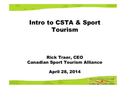 CSTA and Sport Tourism 101