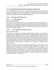 Sterling Highway MP 45–60 Project Draft SEIS Chapter 3, Affected Environment and Environmental Consequences 3 Affected Environment and Environmental Consequences