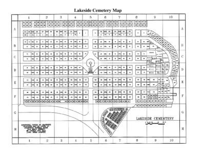 Lakeside Cemetery Map  337 