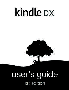 kindle DX  user’s guide 1st edition  Table of Contents