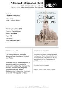 Microsoft Word - AI Clapham Dissenters.doc