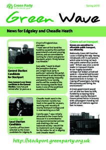 SpringGreen Wave News for Edgeley and Cheadle Heath Church of England vicar, and says:“I have seen at first hand the