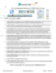 Getting Started with Kurzweil 3000 firefly Mac[removed]